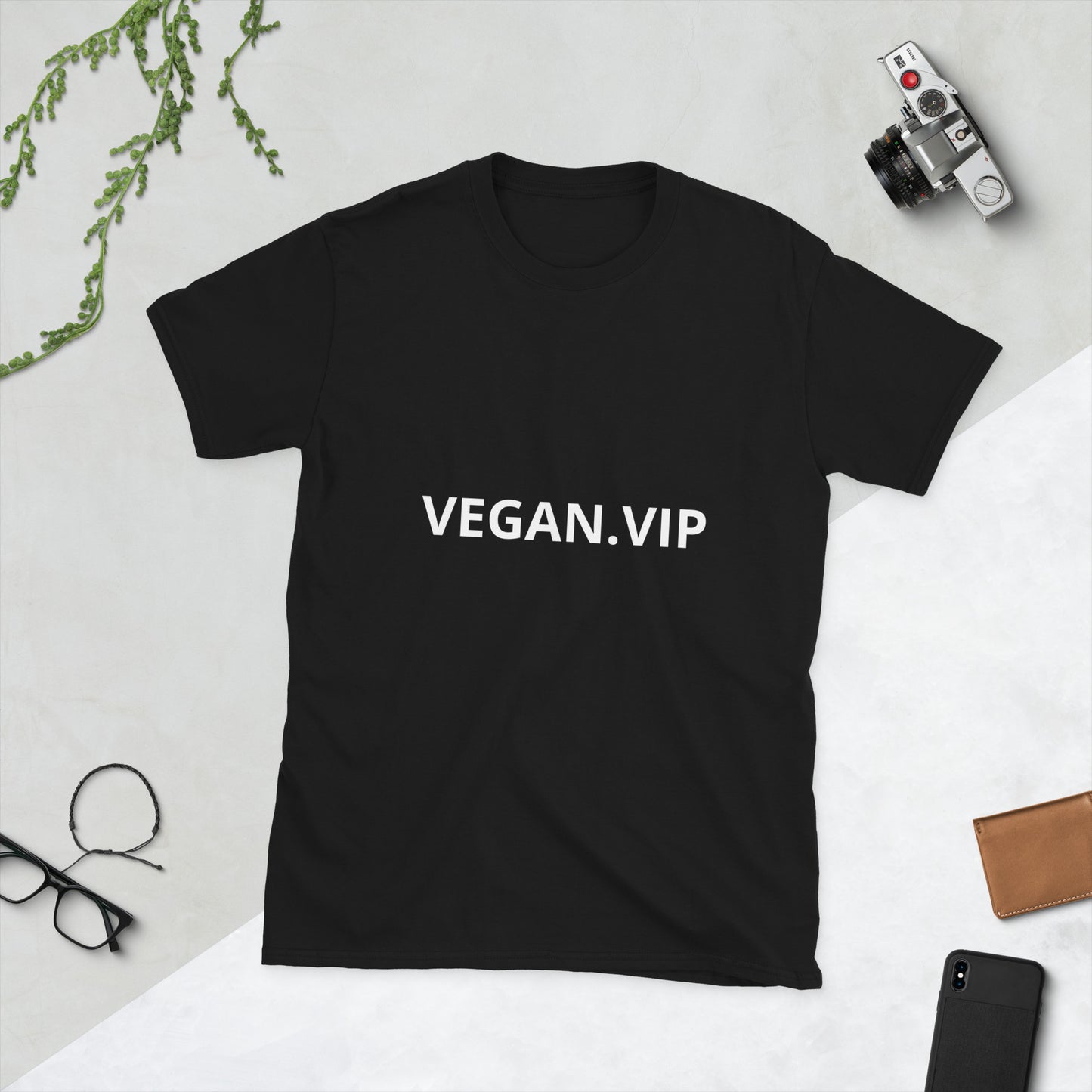 Short-Sleeve Unisex T-Shirt VEGAN.VIP